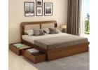 Elegant King Size Bed with Storage at the Best Price