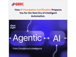 How AI Foundation Certification Prepares You for the Next Era of Intelligent Automation. How AI Foundation Certification Prepares You for the Next Era of Intelligent Automation.