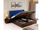 Premium Wooden King Size Bed with Storage – Elegant Design
