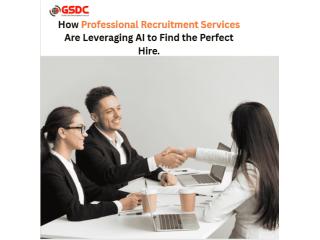 How Professional Recruitment Services Are Leveraging AI to Find the Perfect Hire. How Professional Recruitment Services Are Leveraging AI to Find the Perfect Hire.