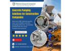 Concrete Pumping Solutions for Construction Companies in Bangalore | Construction Concrete Solutions