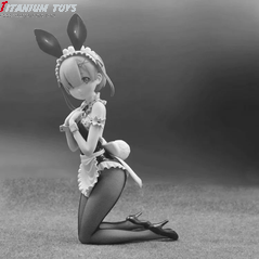 No Brand Different worlds from scratch Sexy Queen 1/4 Rem Ram Bunny Hand Hand Blue Blue 29CM detail image