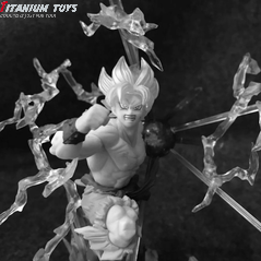 No Brand Dragon Ball ZERO Saiyan Goku Figure 19CM detail image
