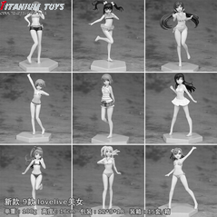 No Brand Love Live Sexy Girl Series 9 Sets Swimsuit Edition Boxed Figure Model detail image