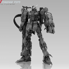 MC Models Nu Gundoom Ground Type with Custom Gatling Gun detail image