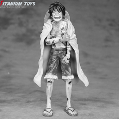No Brand One Piece Nautical King Battle Loss Road Fly Injury Model Boxed Figure 20CM detail image