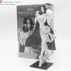 No Brand One Piece Nautical King Female Emperor Cape Style Standing Yellow Dress Boxed Figure 25CM detail image
