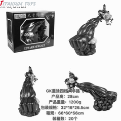 No Brand One Piece Nautical King GK Repainted four-speed road fly Big hand road fly Boxed Figure 20CM detail image