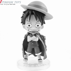No Brand One Piece Nautical King Luffy cloak models Boxed dolls hand-made about 11.5CM detail image