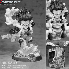 No Brand One Piece Nautical King Snake Man Luffy Figure 26CM detail image
