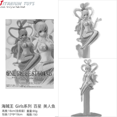 No Brand One Piece Nautical King White Star Mermaid Sexy Beautiful Girl Series Boxed Figure 16CM detail image