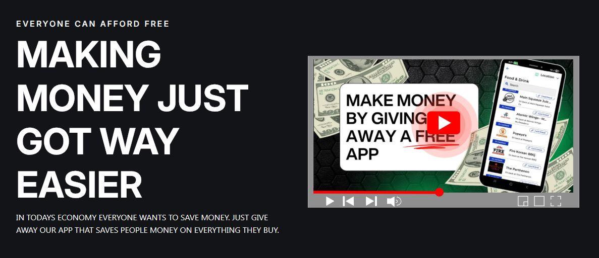Save Money Make Money by giving away a Free App
