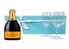 Elegant Tiffany Champagne Flutes – Perfect for Gifting or Celebrations