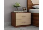 Functional Bed Side Table – Smart Storage at Wooden Street