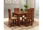 Stylish Wooden Dining Table 4 Seater – Perfect for Family Meals