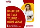 MCA Fees in DU | MCA Syllabus - Online Vidyaa