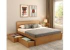 Modern King Size Bed with Storage at Best Price