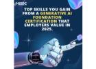Top 5 Benefits of Earning a Certification in Generative AI in Software Development.