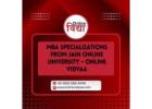 MBA Specializations from Jain Online University - Online Vidyaa