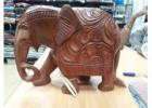 Wooden Elephants in Sri Lanka