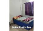Modern PG For Rent In Ron With Great Facilities
