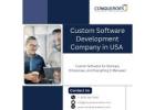Custom Software Development Company in USA  | Conquerors Tech