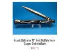 Frank Beltrame knives with mounted dual-finger or floating guards