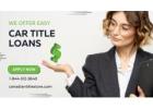 Quick Cash Car Title Loans Toronto