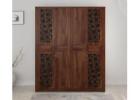Durable Wooden Wardrobe for Bedroom – Modern Cupboard for Clothes