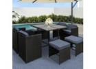 Premium 9-Piece Gardeon Wicker Outdoor Dining Set for Stylish Patios