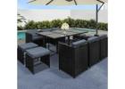 Premium 11-Piece Gardeon Outdoor Wicker Dining Set for Stylish Entertaining