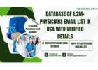 Accurate Physicians Email List for Healthcare Outreach