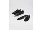Ladies Black Casual Shoes: Trendy Black Sneakers by Lotto
