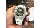 Richard Mille RM 057 Tourbillon White Skeleton Dial Watch