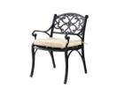 Elegant Marco Aluminium Chair One Pair Black – Stylish Outdoor Seating for Patios & Gardens