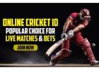 Online Cricket ID Popular Choice for Live Matches & Bets