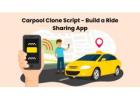 Carpooling Clone - Build Your Ride Sharing App