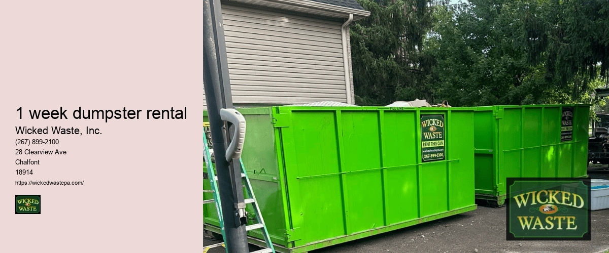 7 yard dumpster rental