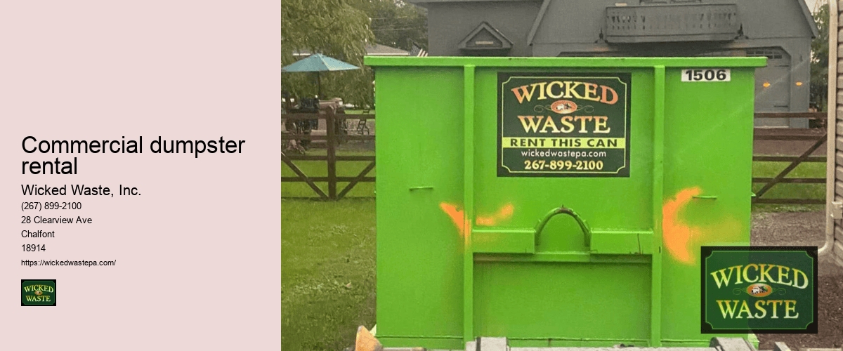 8 yard dumpster waste management