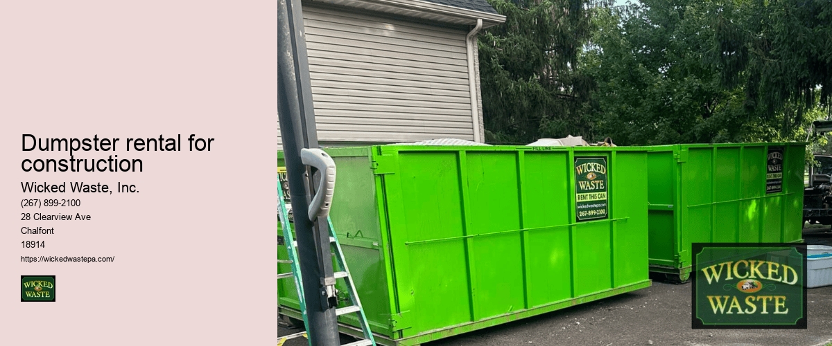 yard waste dumpster rental near me