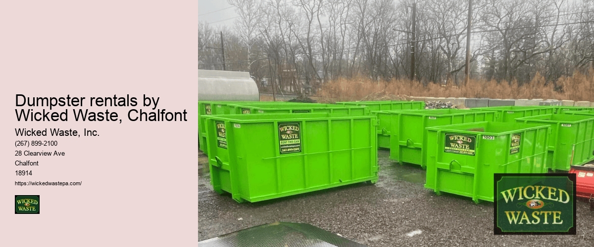 dumpster rental prices