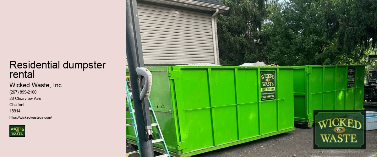 Wicked Waste, Inc. roll off dumpsters