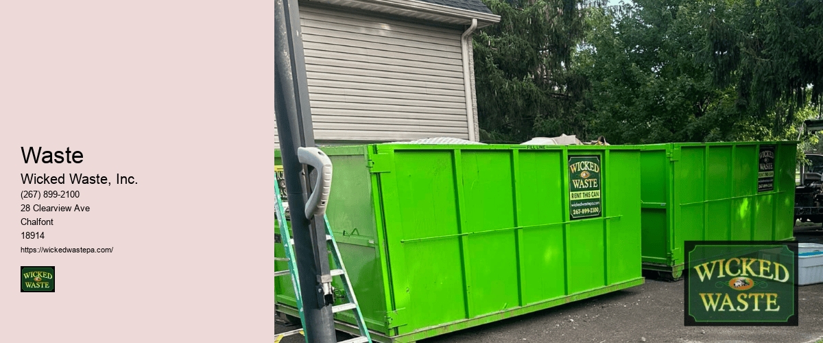 8 yard dumpster waste management