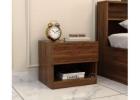 Contemporary Bedside Table – Shop Online at Wooden Street