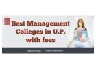 Best Management Colleges in U.P. with fees