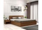 Modern King Size Cot with Elegant Bed Design & Storage