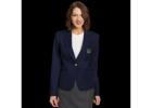 Make a Statement in Your Ladies Navy Blazer Jacket