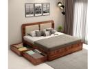 Classic Bed with Timeless Wooden Craftsmanship