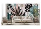 Create Green Retreats with Tropical Leaf Wallpapers