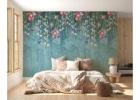 Flower Wall Paper: Perfect for Living Rooms and Bedrooms